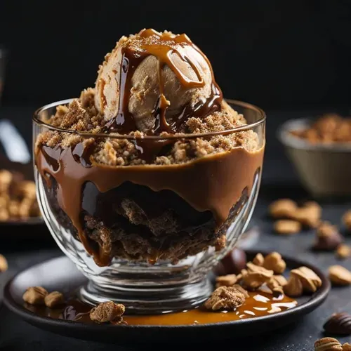 Schoko-Caramel Becher